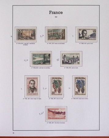 1940-1975, Lot de France avec plusieurs collections