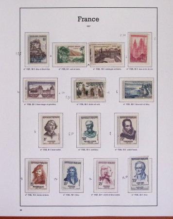 1940-1975, Lot de France avec plusieurs collections