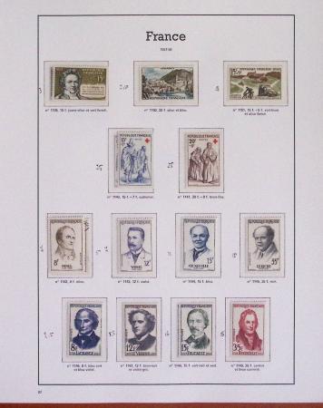 1940-1975, Lot de France avec plusieurs collections