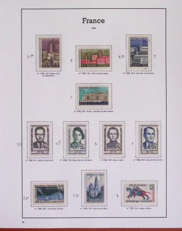 1940-1975, Lot de France avec plusieurs collections