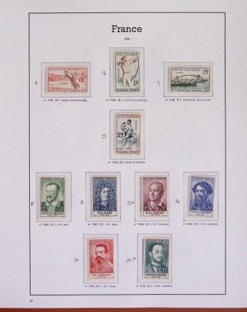 1940-1975, Lot de France avec plusieurs collections