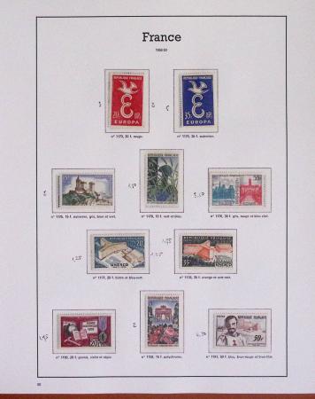 1940-1975, Lot de France avec plusieurs collections