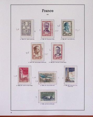 1940-1975, Lot de France avec plusieurs collections