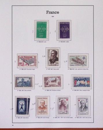 1940-1975, Lot de France avec plusieurs collections
