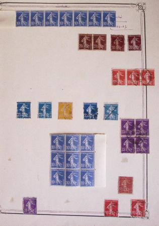 1900-1975, Lot de France avec plusieurs collections