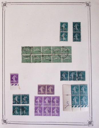 1900-1975, Lot de France avec plusieurs collections