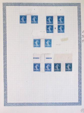 1900-1975, Lot de France avec plusieurs collections
