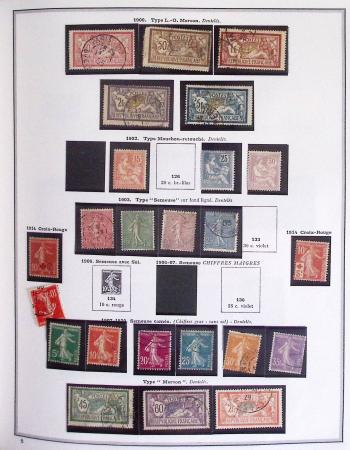 1900-1975, Lot de France avec plusieurs collections