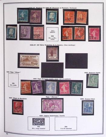 1900-1975, Lot de France avec plusieurs collections
