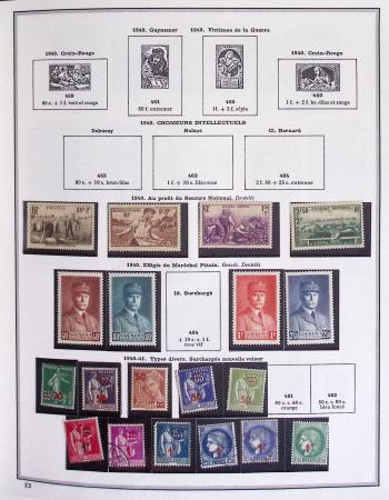 1900-1975, Lot de France avec plusieurs collections