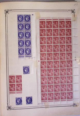 1900-1975, Lot de France avec plusieurs collections