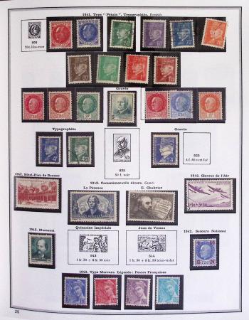 1900-1975, Lot de France avec plusieurs collections