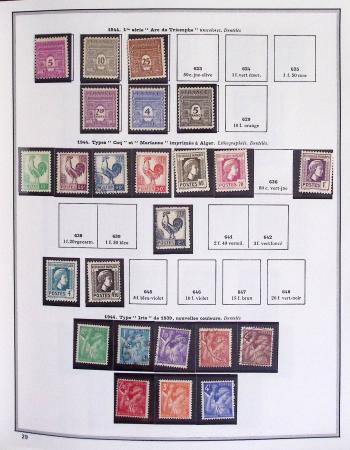 1900-1975, Lot de France avec plusieurs collections