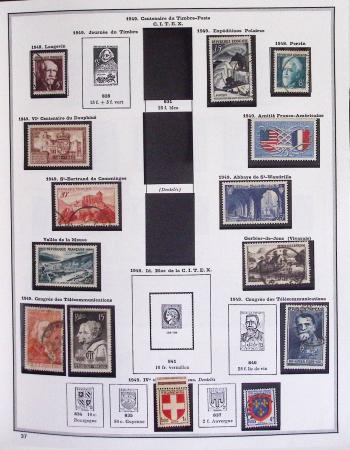 1900-1975, Lot de France avec plusieurs collections