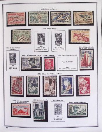 1900-1975, Lot de France avec plusieurs collections