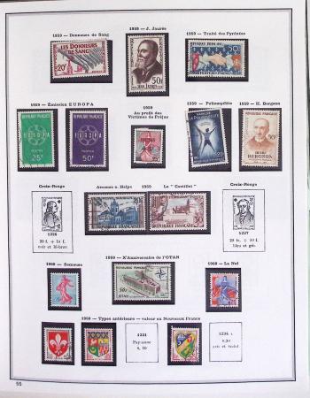 1900-1975, Lot de France avec plusieurs collections