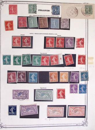 1900-1975, Lot de France avec plusieurs collections