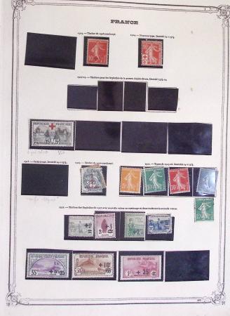1900-1975, Lot de France avec plusieurs collections