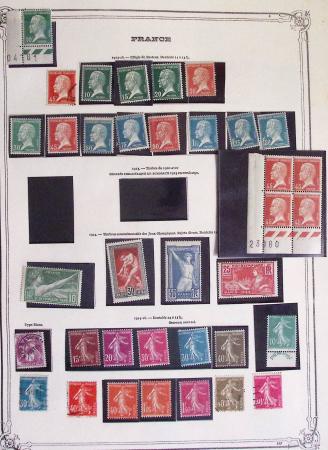 1900-1975, Lot de France avec plusieurs collections
