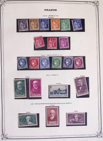1900-1975, Lot de France avec plusieurs collections