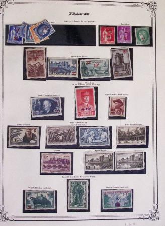 1900-1975, Lot de France avec plusieurs collections