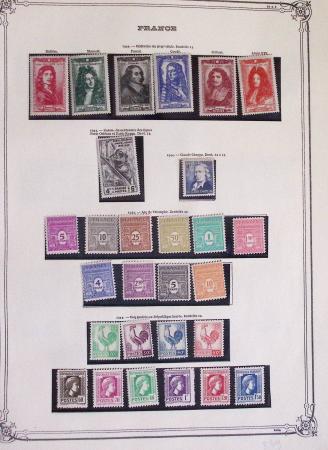 1900-1975, Lot de France avec plusieurs collections