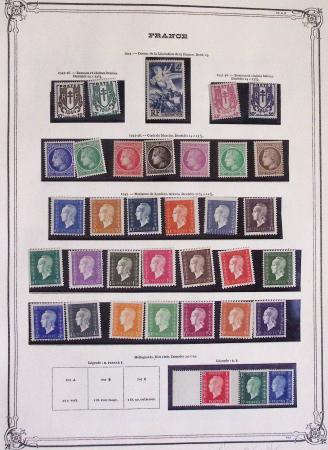 1900-1975, Lot de France avec plusieurs collections