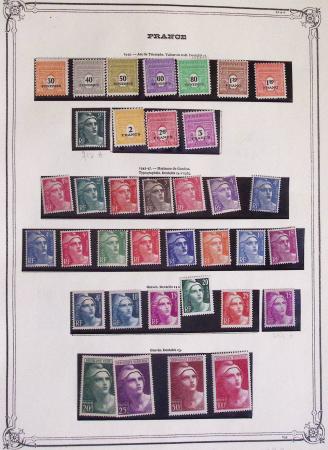 1900-1975, Lot de France avec plusieurs collections