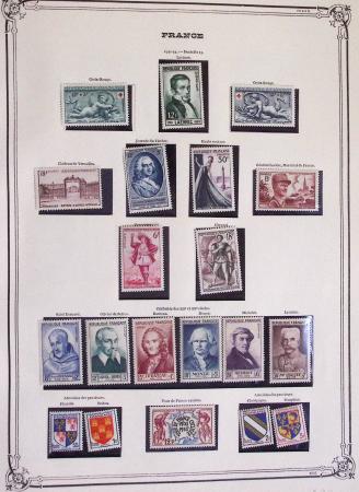 1900-1975, Lot de France avec plusieurs collections