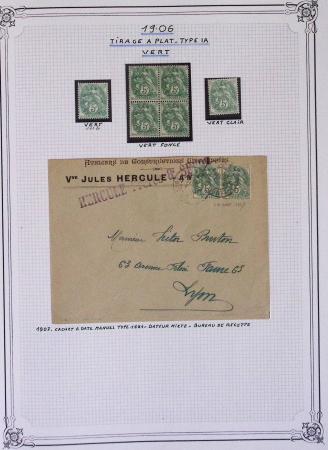 1900-1975, Lot de France avec plusieurs collections