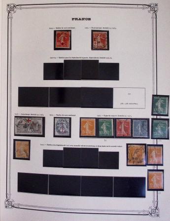 1900-1975, Lot de France avec plusieurs collections