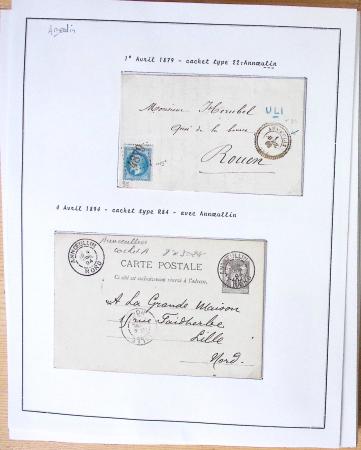 NORD 1695-1920, Collection de marques postales et