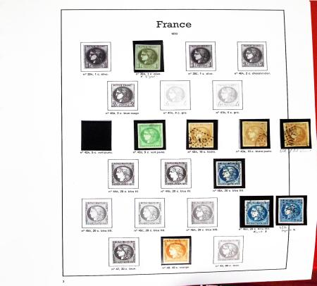 1849-1992, Collection de France en 3 albums, neuf à
