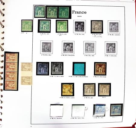 1849-1992, Collection de France en 3 albums, neuf à