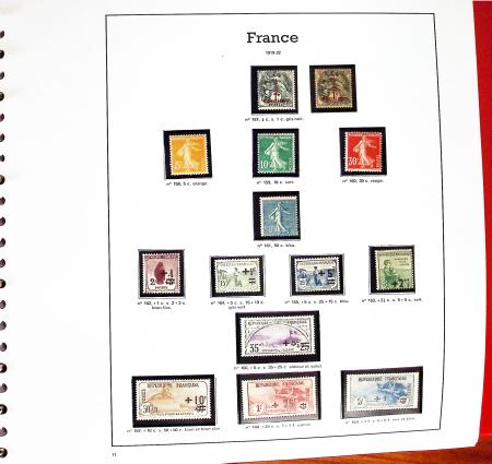 1849-1992, Collection de France en 3 albums, neuf à