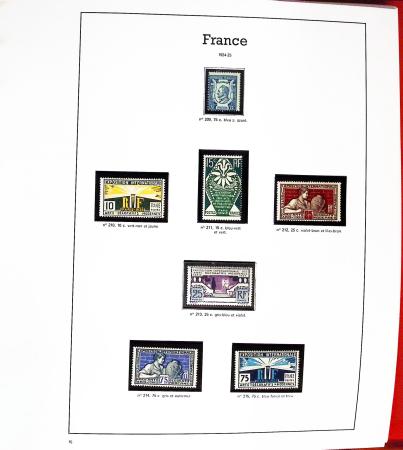 1849-1992, Collection de France en 3 albums, neuf à
