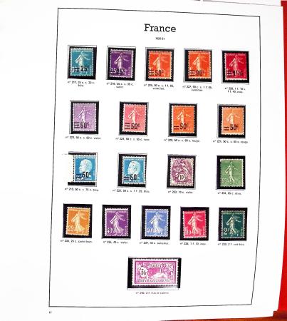 1849-1992, Collection de France en 3 albums, neuf à