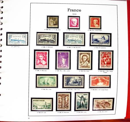 1849-1992, Collection de France en 3 albums, neuf à