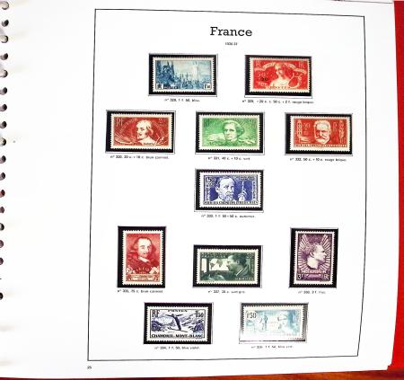 1849-1992, Collection de France en 3 albums, neuf à