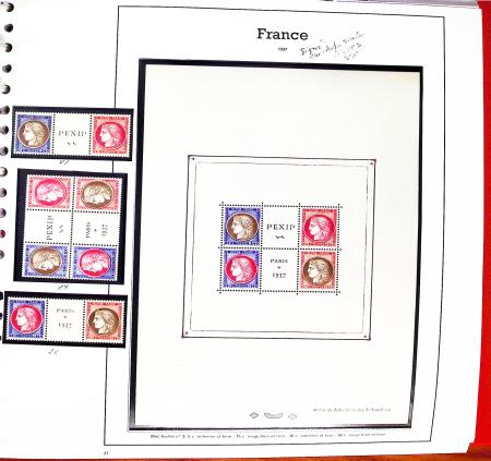 1849-1992, Collection de France en 3 albums, neuf à