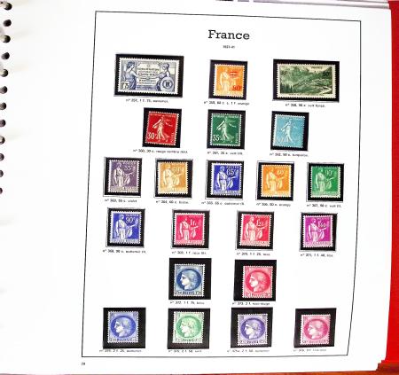 1849-1992, Collection de France en 3 albums, neuf à