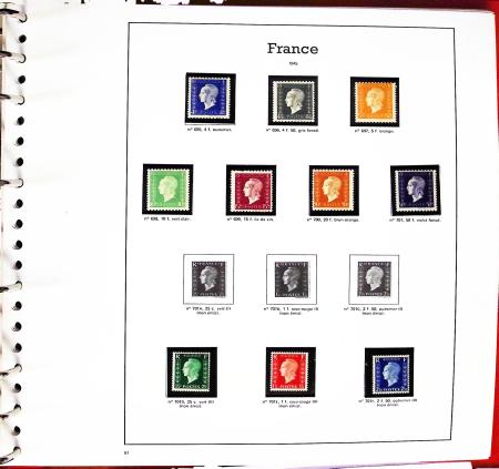 1849-1992, Collection de France en 3 albums, neuf à