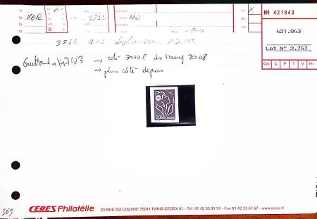 1938-2005, Enveloppes et plaquettes avec les principales