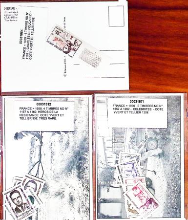 1938-2005, Enveloppes et plaquettes avec les principales