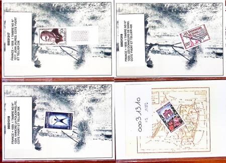 1938-2005, Enveloppes et plaquettes avec les principales