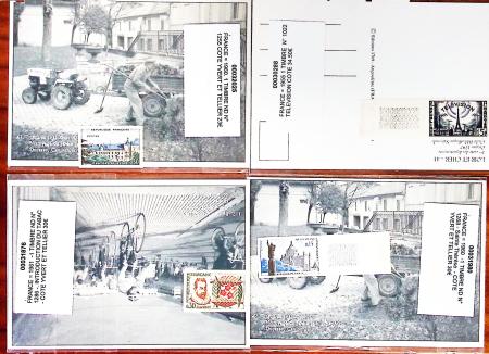 1938-2005, Enveloppes et plaquettes avec les principales