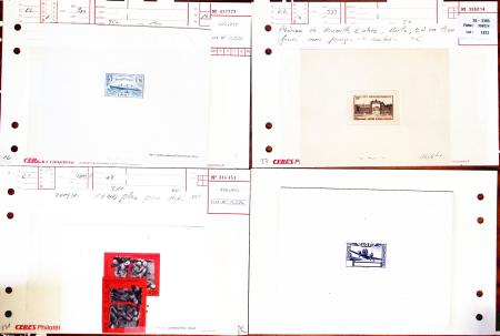 1938-2005, Enveloppes et plaquettes avec les principales