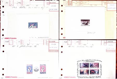 1938-2005, Enveloppes et plaquettes avec les principales