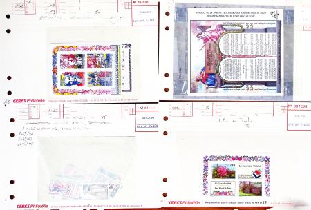 1938-2005, Enveloppes et plaquettes avec les principales