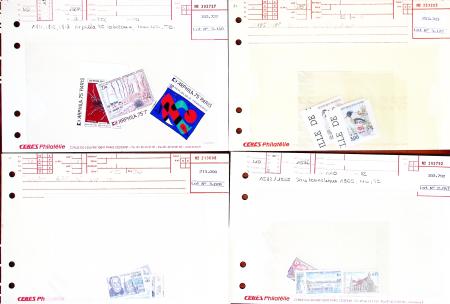 1938-2005, Enveloppes et plaquettes avec les principales